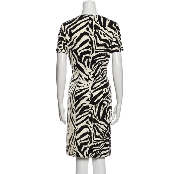 BLUMARINE Wool Knee-length Dress w/Crystal Accents - IT46 - LARGE - Picture 3 of 3